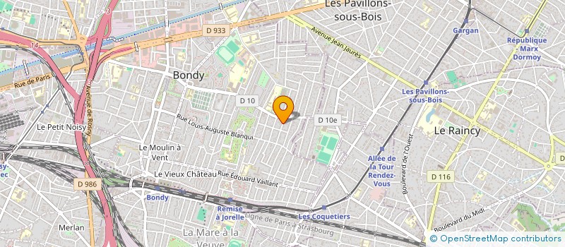 localisation de l'entreprise SOC DE BATIMENT ET DE TRAVAUX DU SOL à BONDY