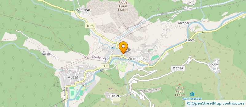 localisation de l'entreprise SOC DE BATIMENT VICDESSOSSOISE à VAL-DE-SOS