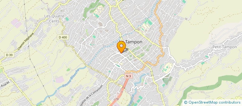 localisation de l'entreprise SOC DE BIJOUTERIE MIMOSA à LE TAMPON