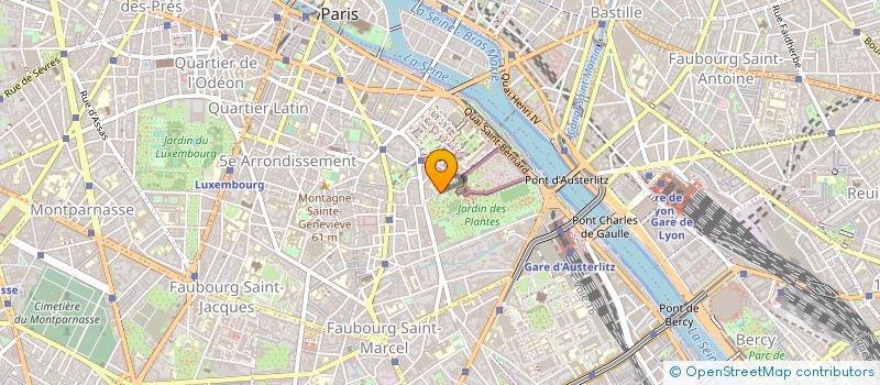 localisation de l'entreprise SOC DE BIOGEOGRAPHIE  PARIS