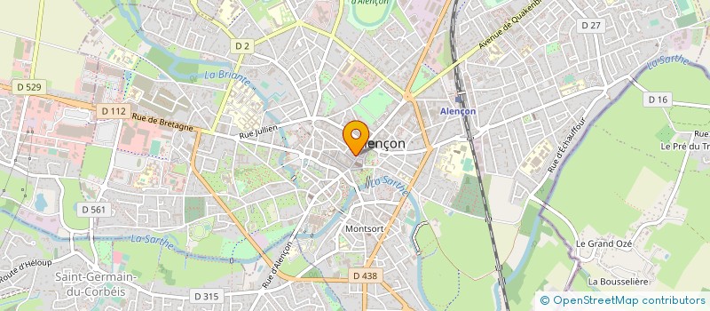 localisation de l'entreprise SOC DE BONNETERIE ET PRET A PORTER à ALENCON