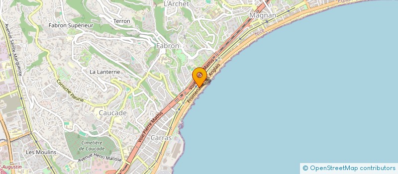 localisation de l'entreprise SOC DE CAUTION MUTUELLE IMMOBILI COTE AZ  NICE