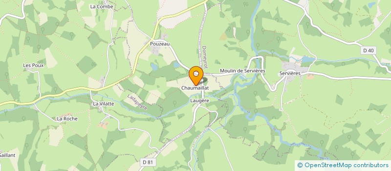 localisation de l'entreprise SOC DE CHASSE à CLUGNAT