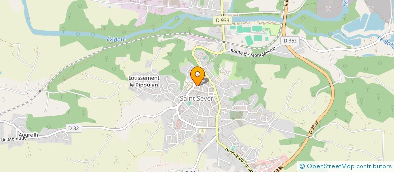 localisation de l'entreprise SOC DE CHASSE  SAINT-SEVER