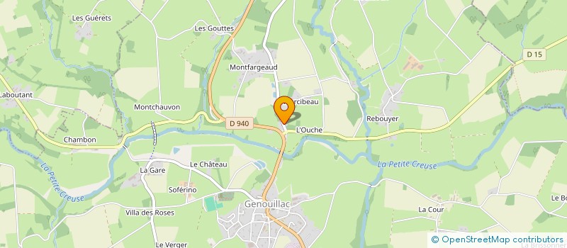 localisation de l'entreprise SOC DE CHASSE AGREEE à NOUZIERS