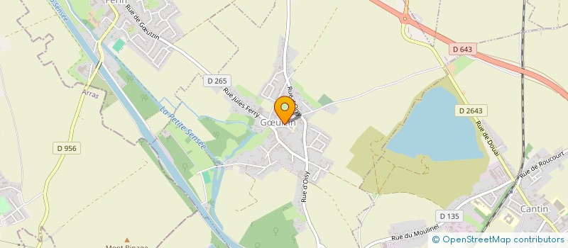 localisation de l'entreprise SOC DE CHASSE DE GOEULZIN  GULZIN