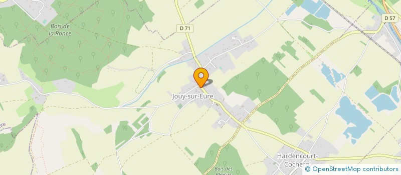 localisation de l'entreprise SOC DE CHASSE DE JOUY à JOUY-SUR-EURE