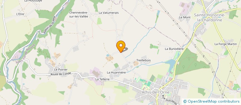 localisation de l'entreprise SOC DE CHASSE DE L ETOILE D ANDAINE à CERISY-BELLE-ETOILE