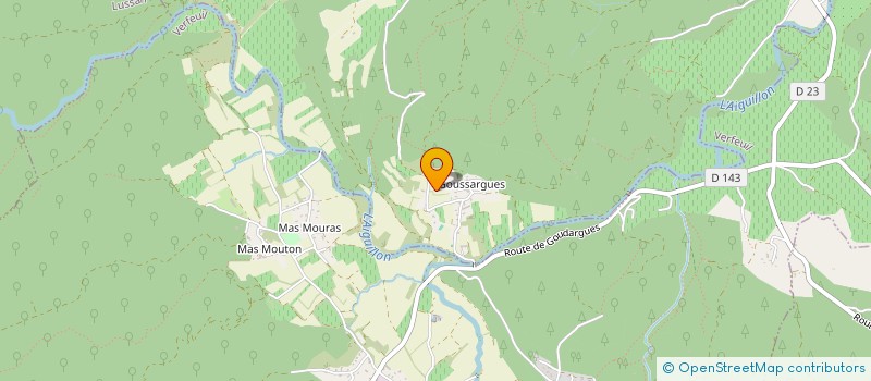 localisation de l'entreprise SOC DE CHASSE DE VALSAUVE à GOUDARGUES
