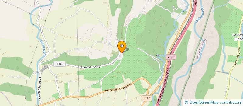 localisation de l'entreprise SOC DE CHASSE LA FAUVETTE à ORAISON