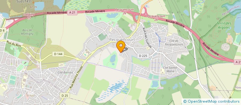 localisation de l'entreprise SOC DE CHASSE LA VAILLANTE à PECQUENCOURT