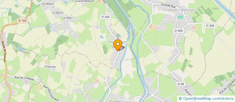 localisation de l'entreprise SOC DE CHASSE SAINT HUBERT  THUN-SAINT-AMAND