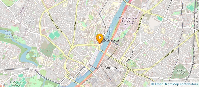 localisation de l'entreprise SOC DE CHIRURGIE VISCERALE DE L'OUEST à ANGERS