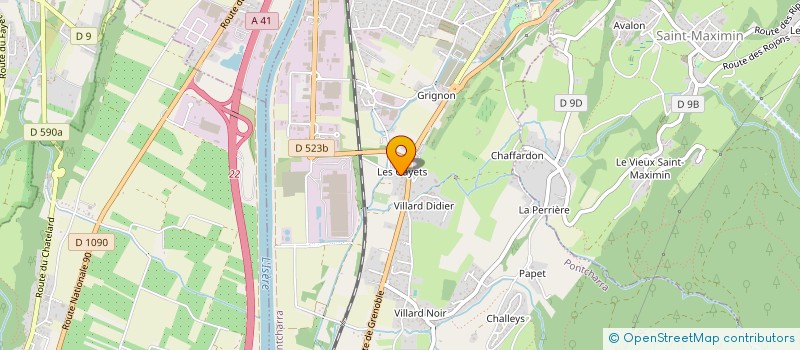 localisation de l'entreprise SOC DE COMPOSTAGE DU HAUT GRESIVAUDAN à PONTCHARRA