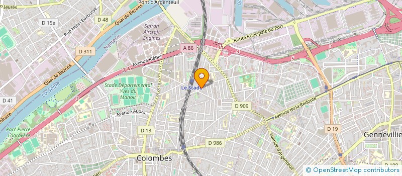 localisation de l'entreprise SOC DE CONFIANCE DU BATIMENT à COLOMBES