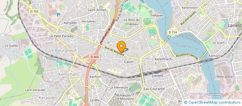 localisation de l'entreprise SOC DE CONSEIL EN DIFFUSION DE LOGEMENTS à LORIENT