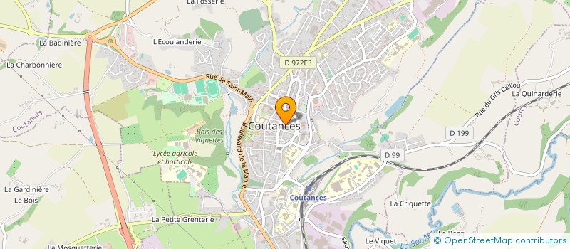 localisation de l'entreprise SOC DE CONSEILS ALIMENTAIRES EUROPEENNE à COUTANCES