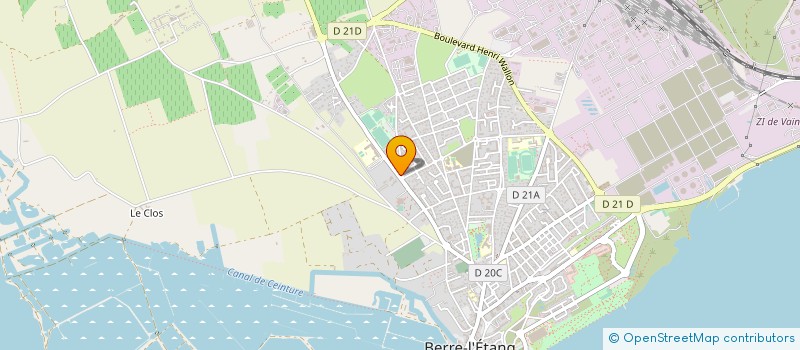 localisation de l'entreprise SOC DE CONST METALLIQ DE BERRE à BERRE-L'ETANG