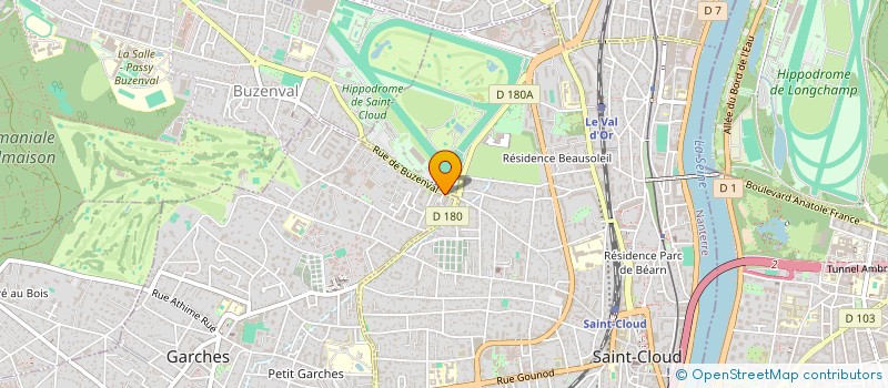 localisation de l'entreprise SOC DE CONST RESID HELVETIAETI  GARCHES