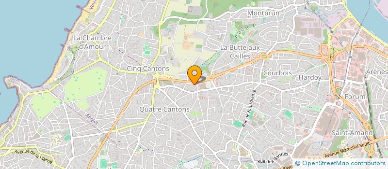 localisation de l'entreprise SOC DE CONSTRUCTION D AQUITAINE à ANGLET