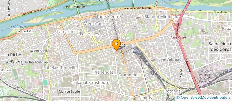 localisation de l'entreprise SOC DE CONSTRUCTION DE BATIMENT  TOURS