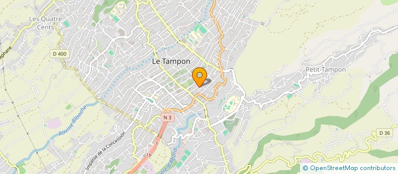 localisation de l'entreprise SOC DE CONSTRUCTION DE ST PIERRE à LE TAMPON