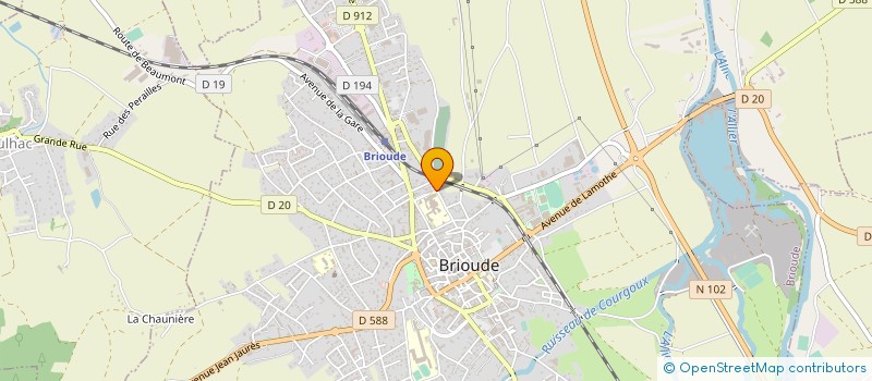 localisation de l'entreprise SOC DE CONSTRUCTION DES ANTILLES  BRIOUDE