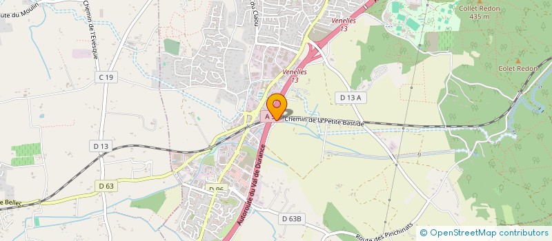 localisation de l'entreprise SOC DE CONSTRUCTION DU PAYS D AIX - SCPA  VENELLES