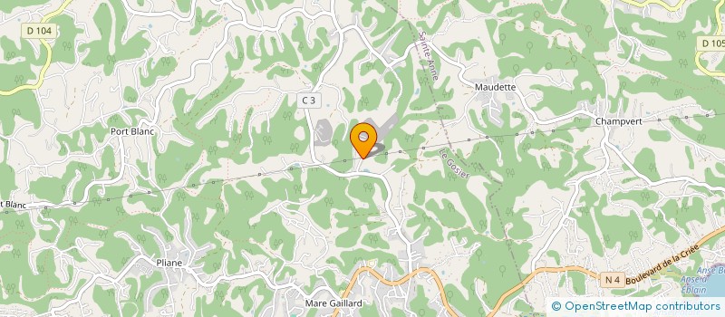 localisation de l'entreprise SOC DE CONSTRUCTION ET D'EXPLOITATION à LE GOSIER