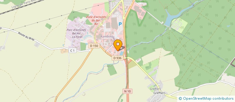 localisation de l'entreprise SOC DE CONSTRUCTION ET DE BATIMENT  RAMBOUILLET