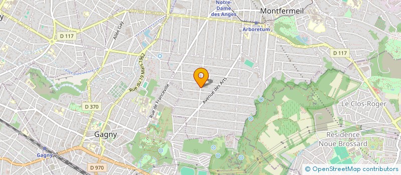 localisation de l'entreprise SOC DE CONSTRUCTION ET DE RENOVATION  MONTFERMEIL