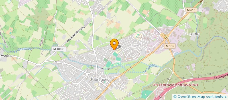 localisation de l'entreprise SOC DE CONSTRUCTION ET DE RENOVATION  FABREGUES