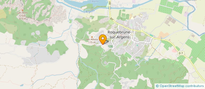 localisation de l'entreprise SOC DE CONSTRUCTION ET REALISATION à ROQUEBRUNE-SUR-ARGENS