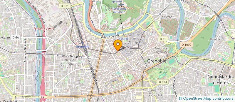 localisation de l'entreprise SOC DE CONTACTOLOGIE DES ALPES  GRENOBLE