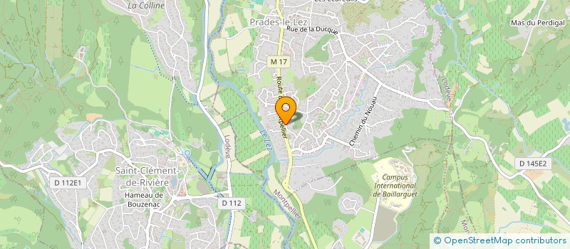 localisation de l'entreprise SOC DE COUPE ET DE PATRONAGE à PRADES-LE-LEZ