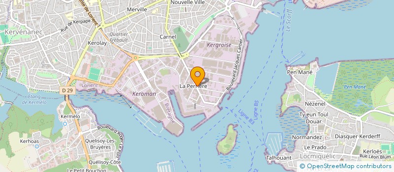 localisation de l'entreprise SOC DE COURT DE PRODUITS à LORIENT