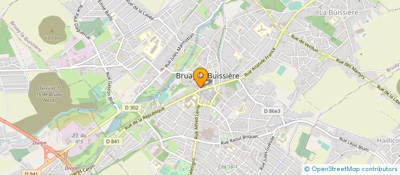 localisation de l'entreprise SOC DE COURTAGE DU BRUAYSIS à BRUAY-LA-BUISSIERE