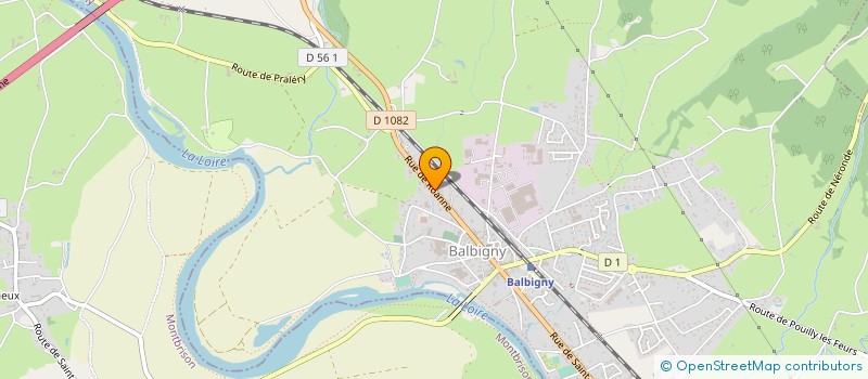 localisation de l'entreprise SOC DE CREATION ET PRODUCTION TEXTILE à BALBIGNY