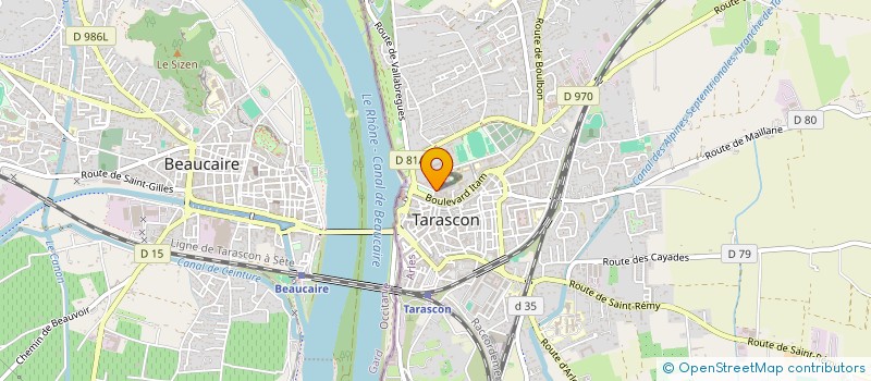 localisation de l'entreprise SOC DE DEPANNADE ELECRO MENAGER  TARASCON