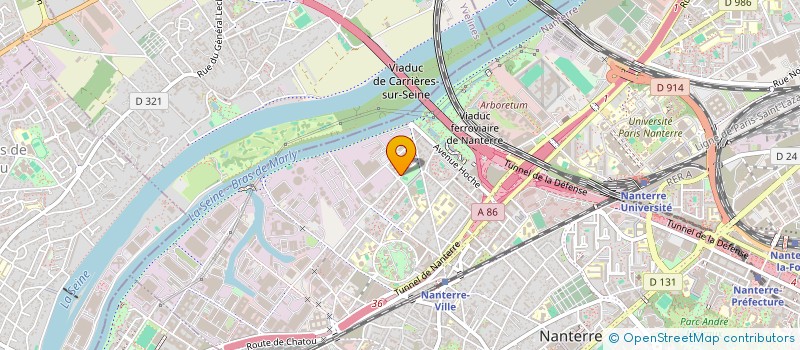 localisation de l'entreprise SOC DE DEPANNAGE DES ACACIAS à NANTERRE