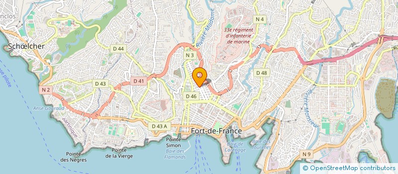 localisation de l'entreprise SOC DE DEVELOP INDUST & COMMERC à FORT-DE-FRANCE