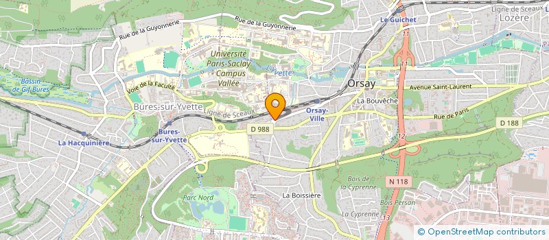 localisation de l'entreprise SOC DE DEVELOPPEMENT NEGOCE INTERNAT à ORSAY