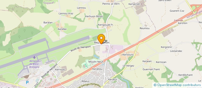 localisation de l'entreprise SOC DE DEVELOPPEMENT TOURISME BRETAGNE  GUIPAVAS