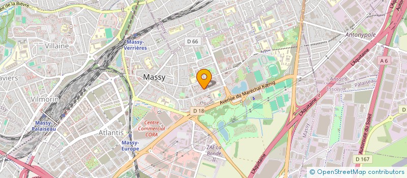 localisation de l'entreprise SOC DE DIFFUSION DE PRODUITS ALIMENTAIRE à MASSY
