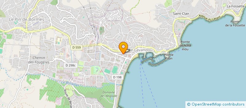 localisation de l'entreprise SOC DE DIFFUSION IMMOBILIERE à LE LAVANDOU