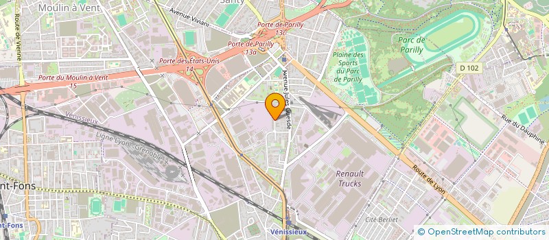 localisation de l'entreprise SOC DE DIFFUSION IMPORT EXPORT  VENISSIEUX