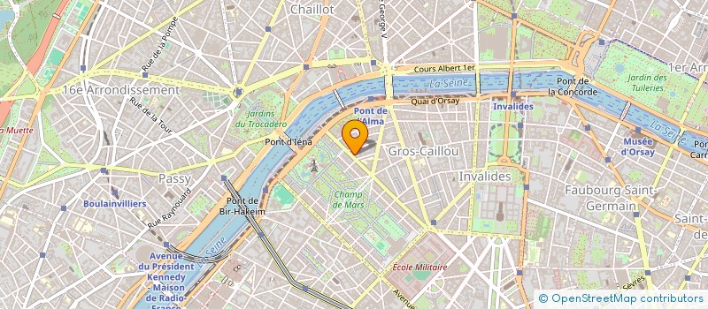 localisation de l'entreprise SOC DE DISTRIBUTION ALIMENTAIRE à PARIS