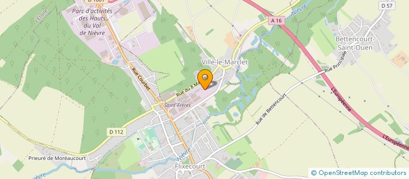 localisation de l'entreprise SOC DE DISTRIBUTION AMIENOISE à FLIXECOURT
