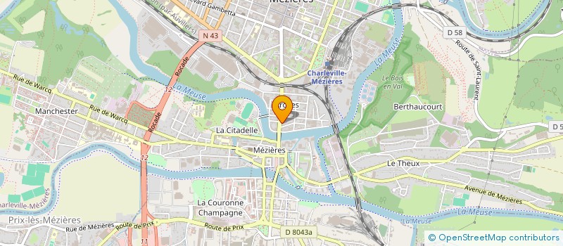 localisation de l'entreprise SOC DE DISTRIBUTION BERNAST-BOUY à CHARLEVILLE-MEZIERES