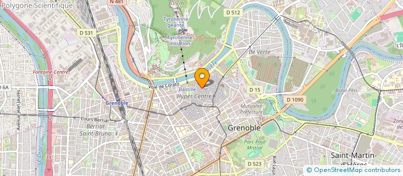 localisation de l'entreprise SOC DE DISTRIBUTION CREATEURS TEXTILES à GRENOBLE